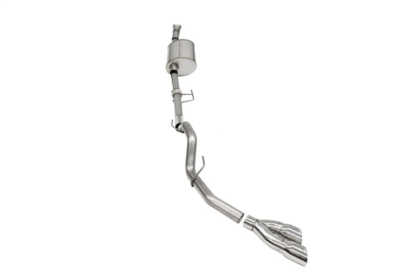 CORSA Performance 21166 Corsa 2021-2024 Ford F-150 SuperCab/6.5in Bed 3.5L V6 Sport Cat-Back Single Side Exit-Polished