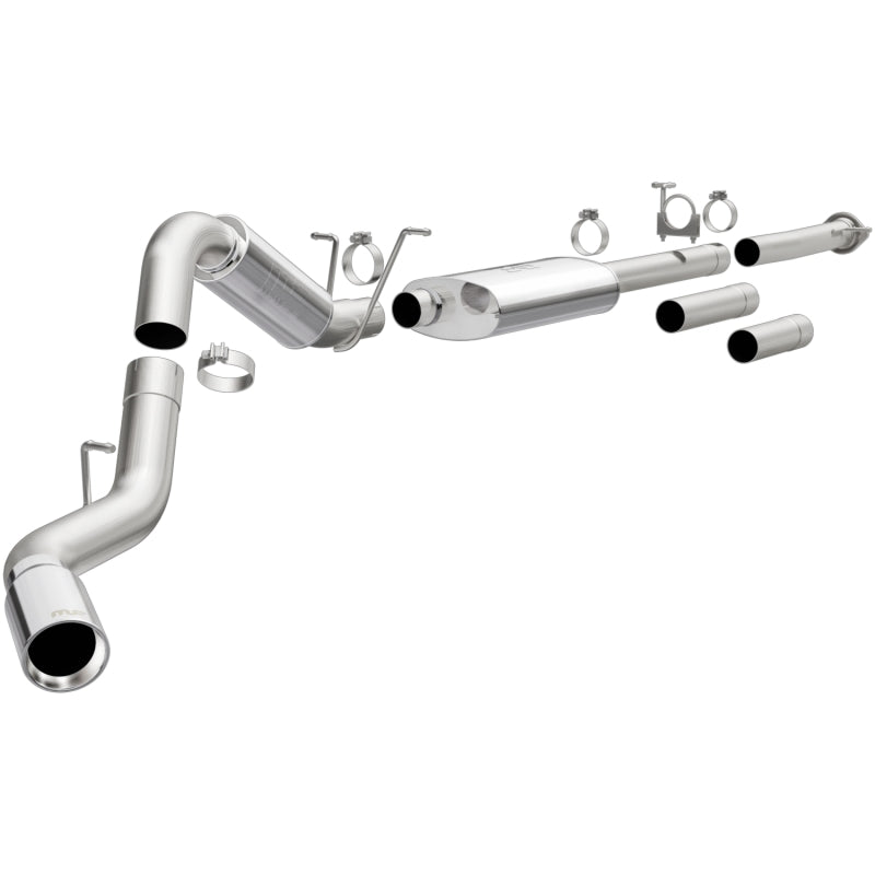 Magnaflow 19026 MagnaFlow Stainless Cat-Back Exhaust 2015 Chevy Silverado 2500HD 6.0L P/S Rear Exit 5in