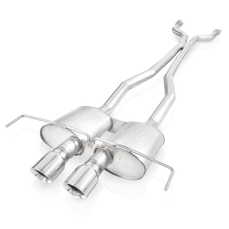 Stainless Works CTSV9CPCB 2009-15 Cadillac CTS-V Coupe 3in Catback System X-Pipe S-Tube Mufflers 4in Tips