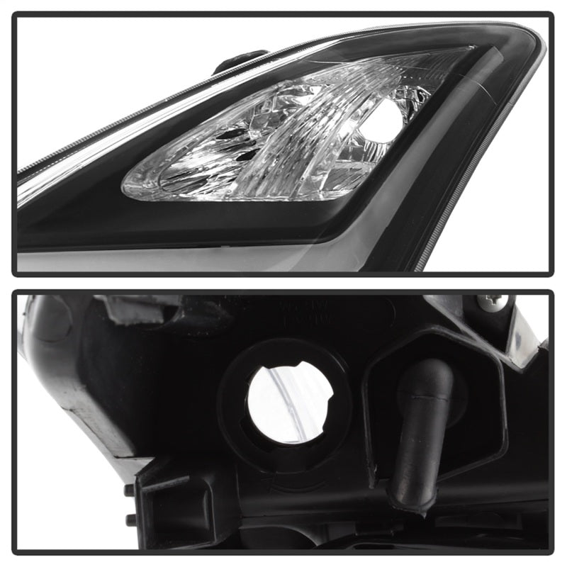 SPYDER 9039331 xTune Infiniti G37 Coupe (non-AFS) 08-15 Projector Headlights - Black PRO-JH-IG3708-2D-LB-BK