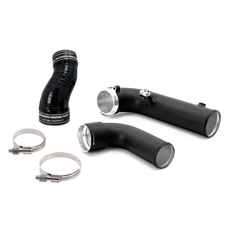 Mishimoto MMICP-SUP-20BK 2020+ Toyota Supra Charge Pipe Kit - Micro-Wrinkle Black