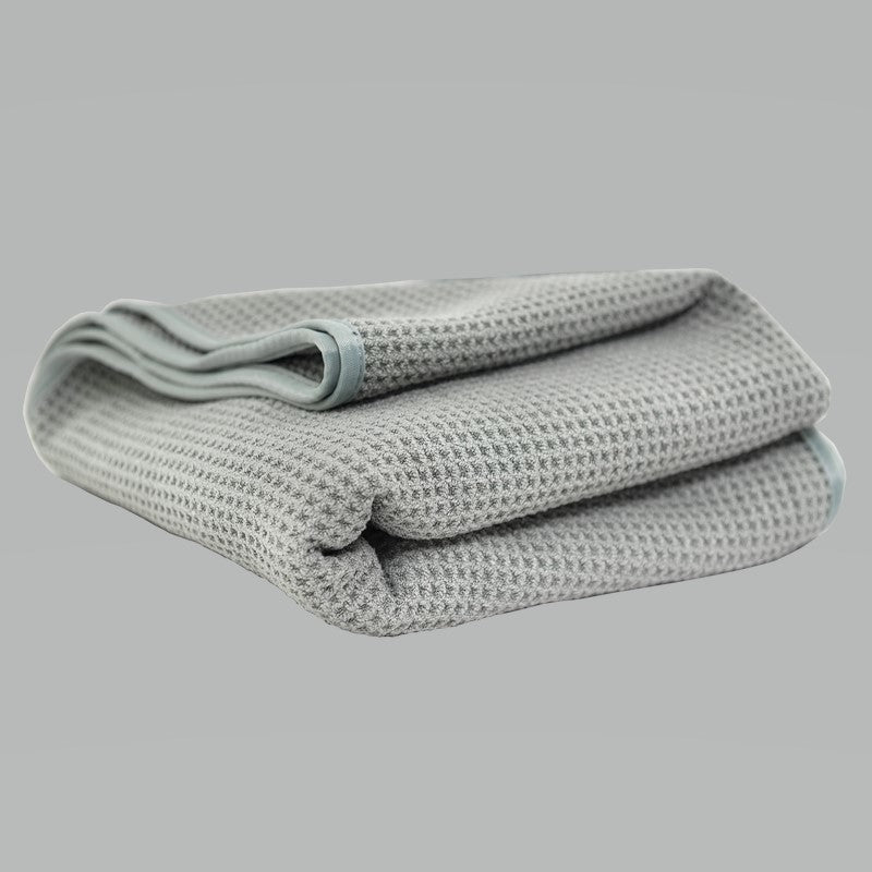 Chemical Guys MIC_781_01 Waffle Weave Gray Matter Microfiber Drying Towel - 36in x 25in