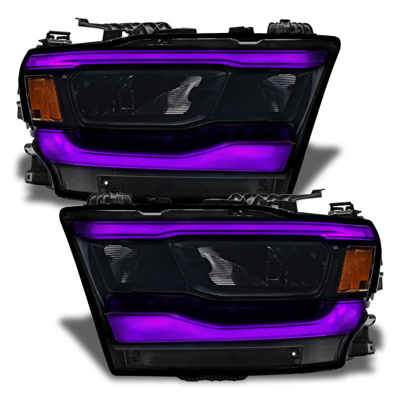 ORACLE Lighting 1281-339 Oracle 19-21 Dodge RAM 1500 RGB+W Headlight DRL Kit- Reflector LED Headlights - +W SEE WARRANTY