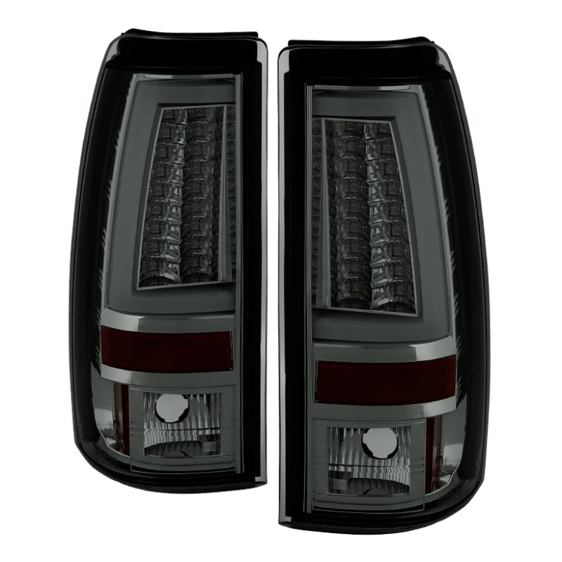 Spyder Chevy Silverado 1500/2500 99-02 Version 2 LED Tail Lights - Smoke ALT-YD-CS99V2-LED-SM