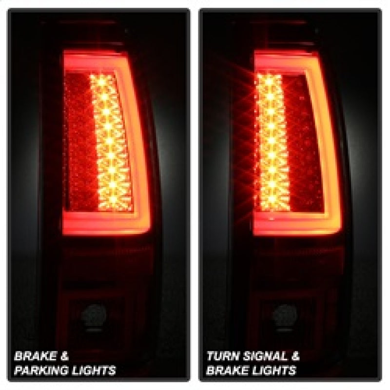 SPYDER 5081902 Spyder Chevy Silverado 1500/2500 03-06 Version 2 LED Tail Lights - Chrome ALT-YD-CS03V2-LED-C