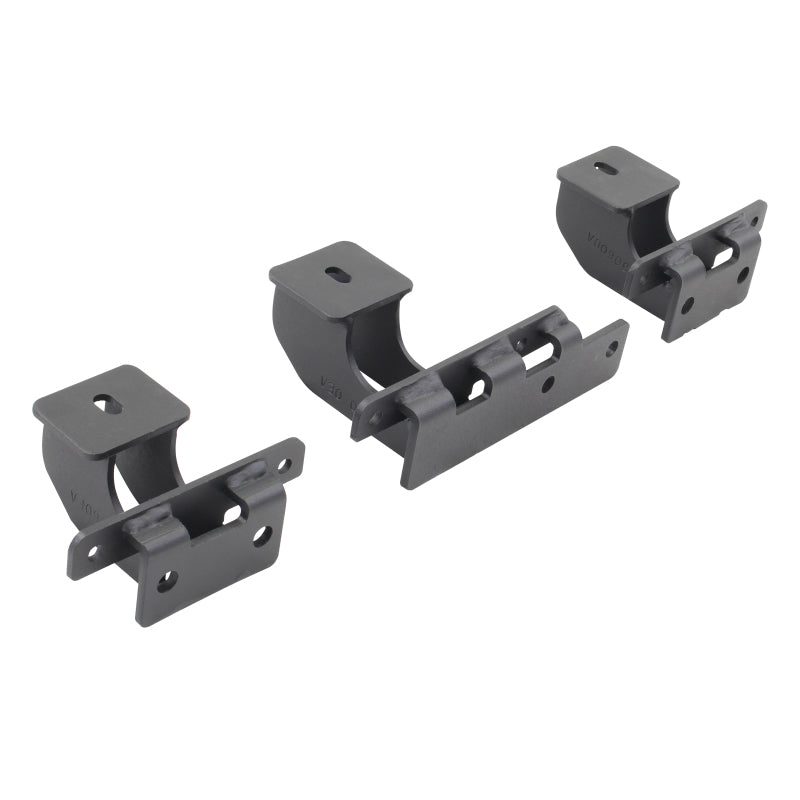 Go Rhino D64506BTK 18-20 Jeep Wrangler JLU Brackets for Dominator Extreme SideSteps