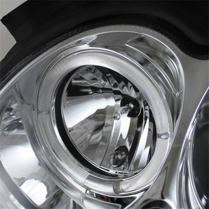 SPYDER 5038029 Spyder Mercedes Benz CLK 03-09 Projector Halogen Model- LED Halo DRL Chrm PRO-YD-MBCLK03-DRL-C