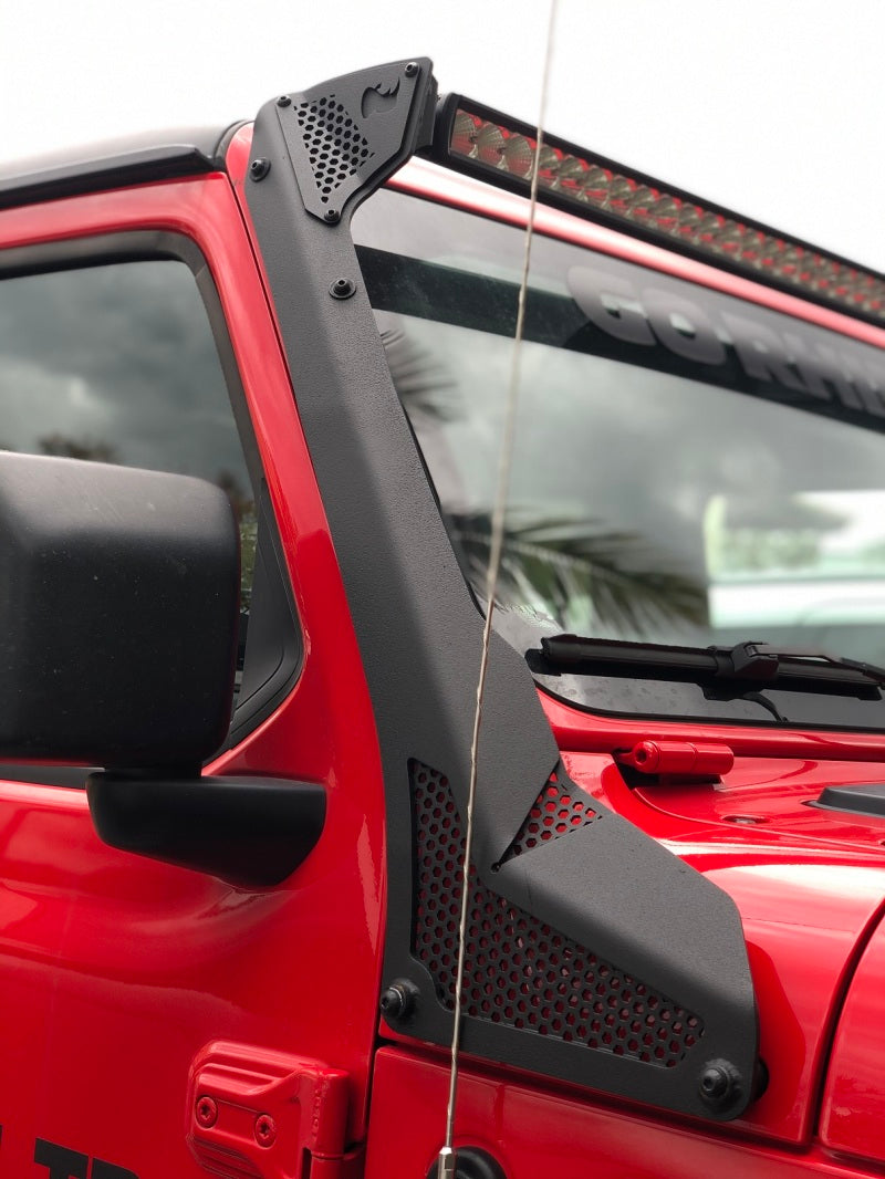 Go Rhino 730500T 18-20 Jeep Wrangler JL/JLU/Gladiator JT XE Windshield Light Bar Mount - 50in Single Row