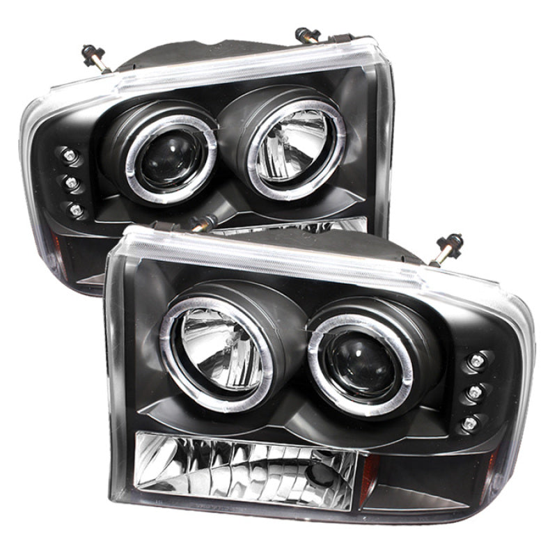 SPYDER 5010339 Spyder Ford F250 Super Duty 99-04 Projector Version 2 LED Halo LED Blk PRO-YD-FF25099-1P-G2-BK
