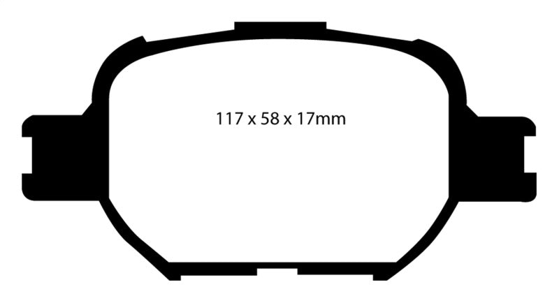 EBC DP31325C 04-10 Scion TC 2.4 Redstuff Front Brake Pads