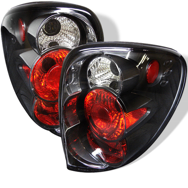 Spyder Dodge Caravan/Grand Caravan 01-07 Euro Style Tail Lights Black ALT-YD-DC01-BK