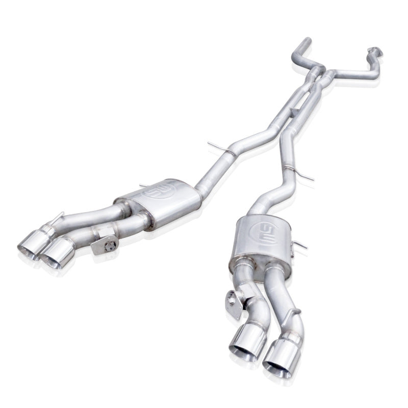 Stainless Works CTSV16CB 2016-18 Cadillac CTS-V Sedan Catback System Resonated X-Pipe Dual-Mode Mufflers