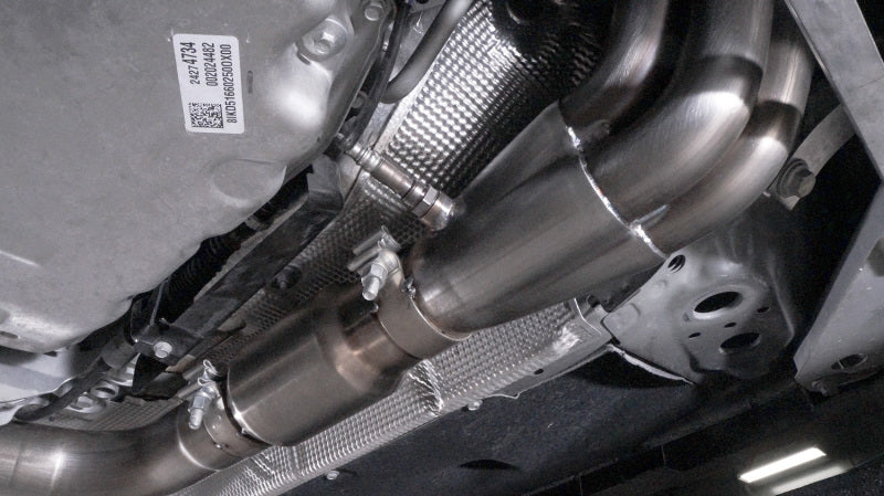 Stainless Works CTSV16HCAT 2016-18 Cadillac CTS-V Sedan Headers 2in Primaries 3in Catted Leads Into X-Pipe