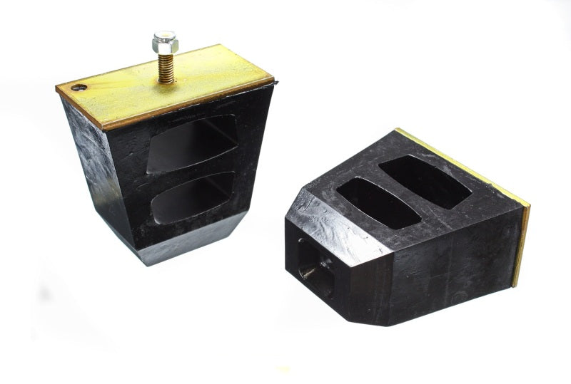 Energy Suspension 9.9104G Universal 4.5in Tall x 4.5in Long x 2.5in Wide Black Bump Stops (2 per set)