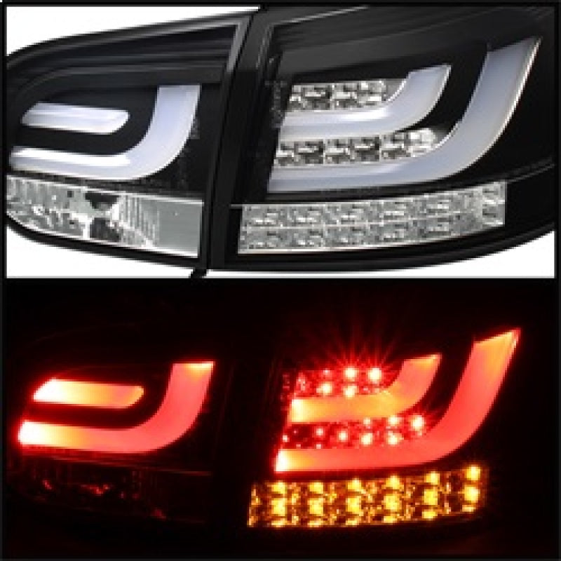 SPYDER 5071767 Spyder Volkswagen Golf/GTI 10-13 G2 Type With Light Bar LED Tail Lights Black ALT-YD-VG10-LED-G2-BK