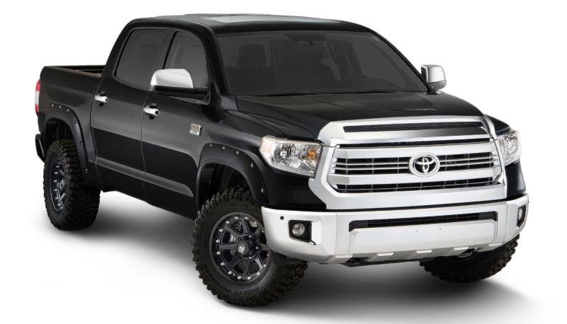 Bushwacker 30918-43 16-18 Toyota Tundra Fleetside Pocket Style Flares 4pc - Midnight Black