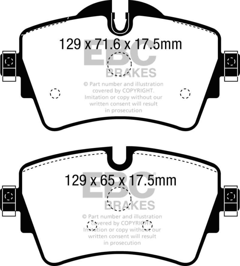 EBC DP42227R 14+ Mini Hardtop 2.0 Turbo Cooper S Yellowstuff Front Brake Pads
