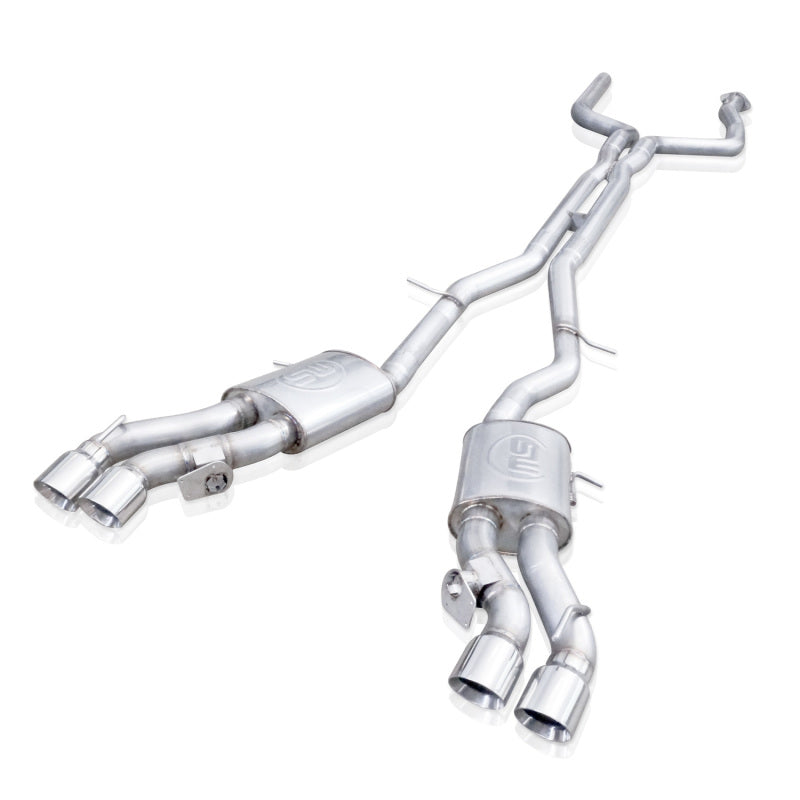 Stainless Works CTSV16CB 2016-18 Cadillac CTS-V Sedan Catback System Resonated X-Pipe Dual-Mode Mufflers