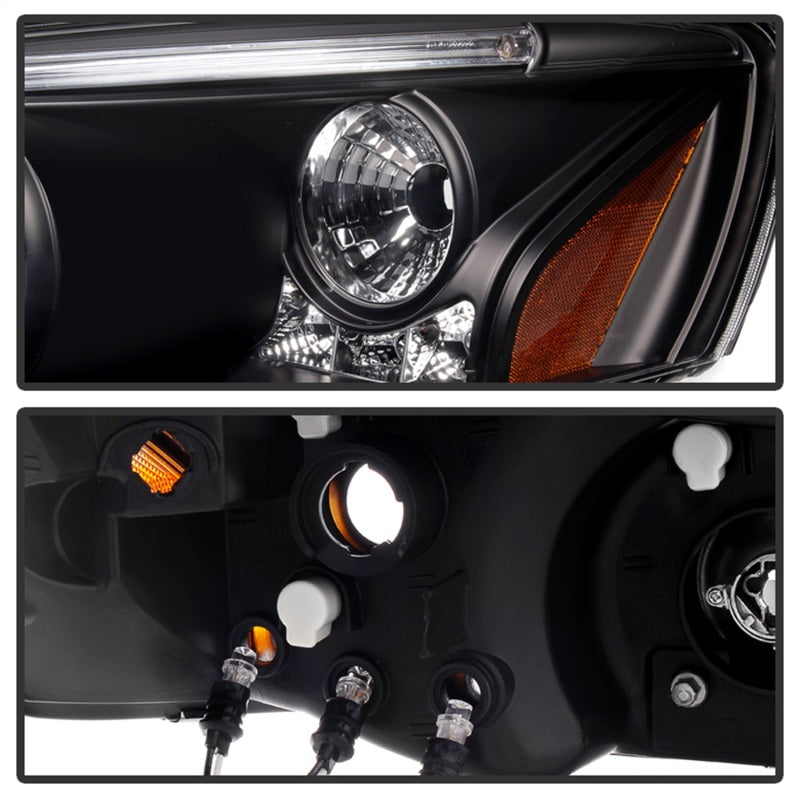 SPYDER 5011596 Spyder Pontiac G6 2/4DR 05-08 Projector Headlights LED Halo LED Blk PRO-YD-PG605-HL-BK