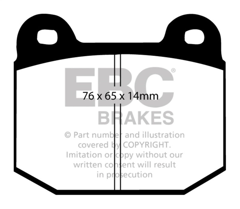 EBC DP51538NDX 99-03 Mitsubishi Lancer Evolution 2.0 Turbo Bluestuff Rear Brake Pads