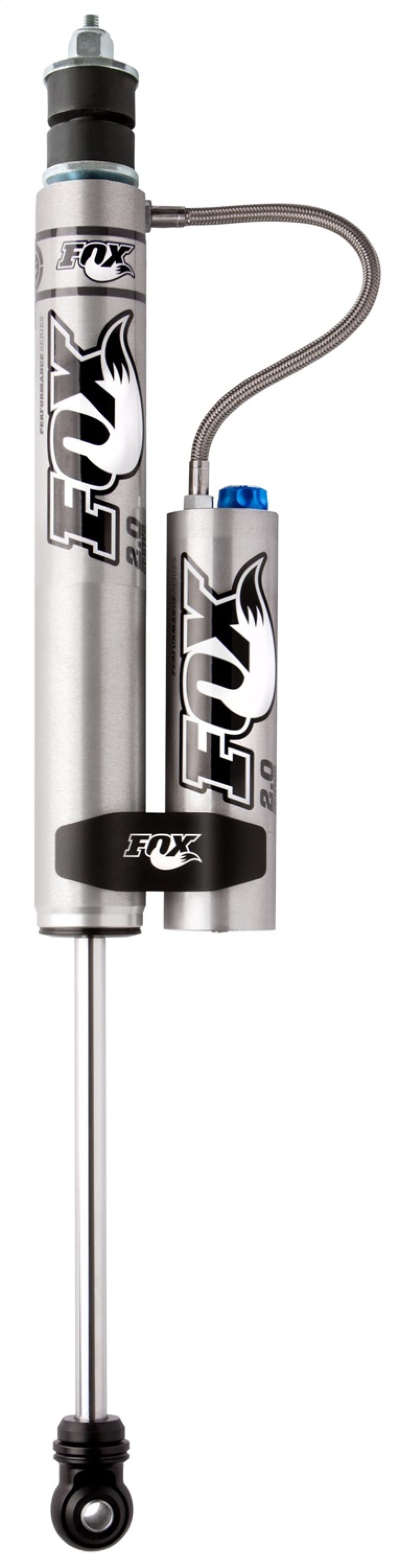 Fox 2.0 Factory Series 12.1in. Smooth Body Res. Shock w/CD Adj. / Std Travel / Eyelet Ends - Black