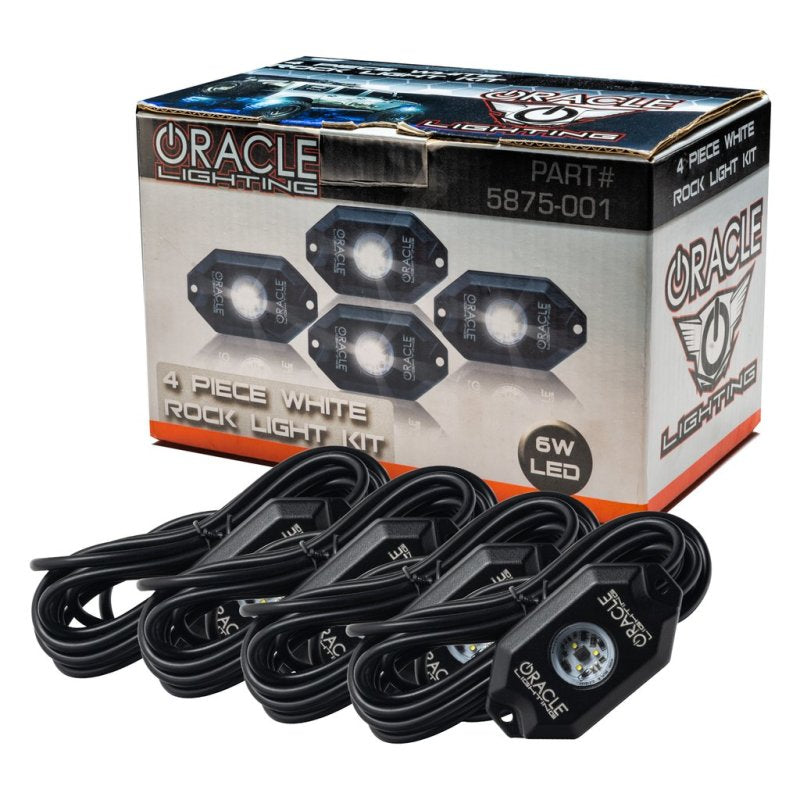 ORACLE Lighting 5875-001 Oracle Underbody Wheel Well Rock Light Kit - White (4PCS) - 5000K SEE WARRANTY