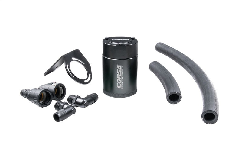 CORSA Performance CC0003 Corsa 2018-2023 Ford Mustang GT 5.0L V8 Oil Catch Can
