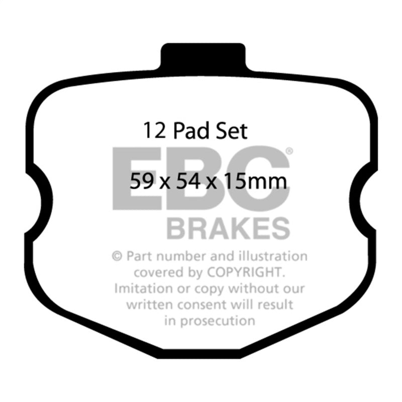 EBC DP51771NDX 06-08 Chevrolet Corvette (C6) 7.0 (Z06) Bluestuff Front Brake Pads