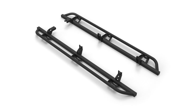 N-Fab Trail Slider Steps 19-20 Ford Ranger Crew Cab All Beds - SRW - Textured Black