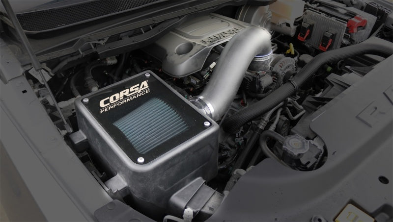 CORSA Performance 46557-1 Corsa 2019-2024 Dodge RAM 5.7L V8 Cold Air Intake with MaxFlow 5 Oiled Filter