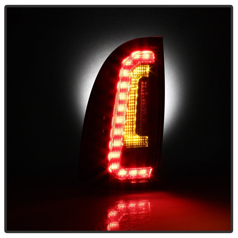 SPYDER 5085467 Spyder 05-15 Toyota Tacoma LED Tail Lights (Not Compatible w/OEM LEDS) - Black ALT-YD-TT05V2-LB-BK
