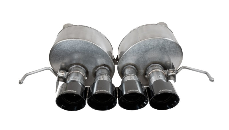 CORSA Performance 14776BLK Corsa 2014-2019 Chevrolet Corvette C7 6.2L 2.75in Xtreme Valve-Back w/ Dual NPP & Quad BlackTips