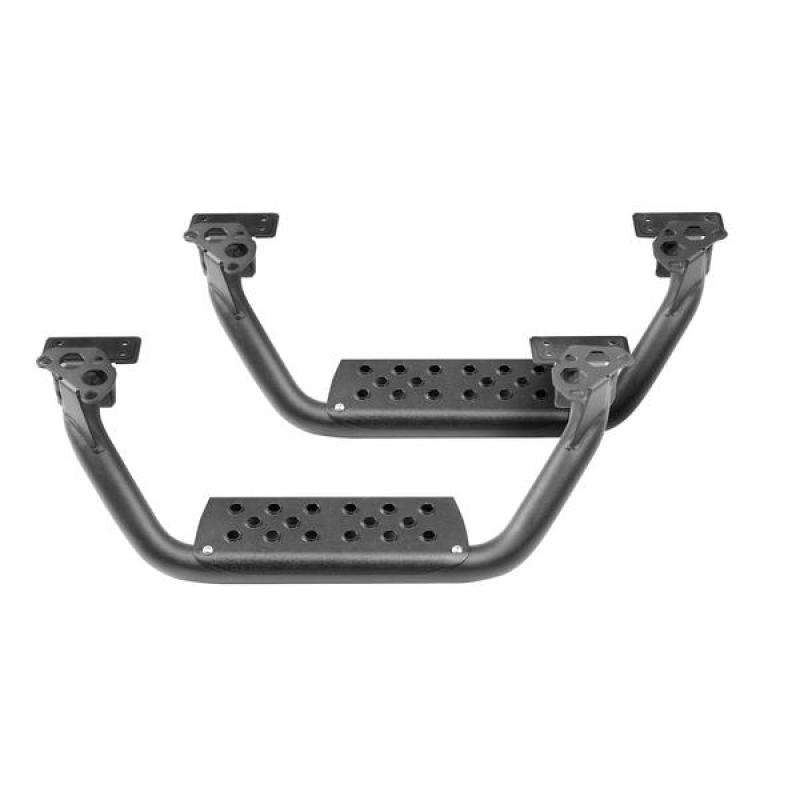 Go Rhino D6410000T Dominator Extreme D6 SideSteps - Tex Blk - 4in Drop Down Steps (Pair)