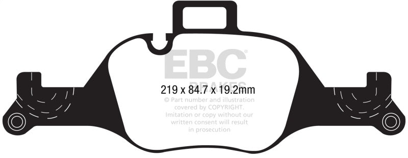 EBC DP42289R 2017+ BMW 530 G30 Yellowstuff Front Brake Pads