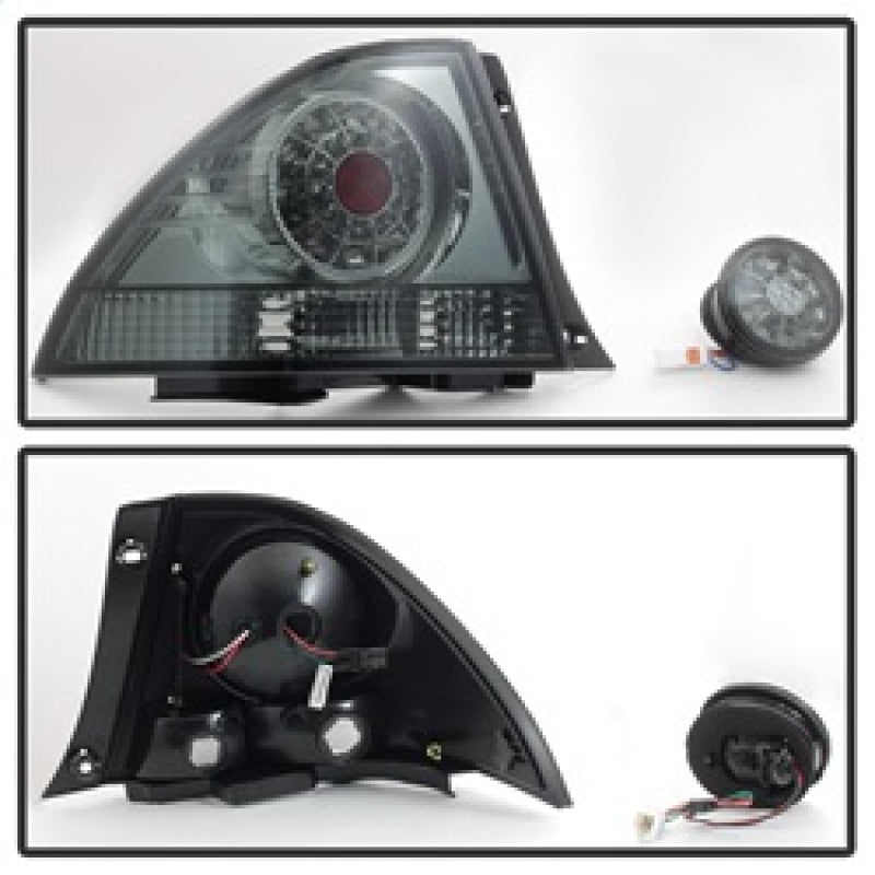 SPYDER 5085054 Spyder 01-03 Lexus IS300 LED Tail Lights w/Inner Trunk Lights - Smoke (ALT-YD-LIS300-LED-SET-SM)