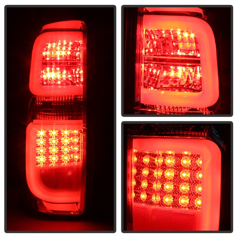 SPYDER 5080189 Spyder Toyota Tundra 2014-2016 Light Bar LED Tail Lights Red Smoke ALT-YD-TTU14-LED-RS