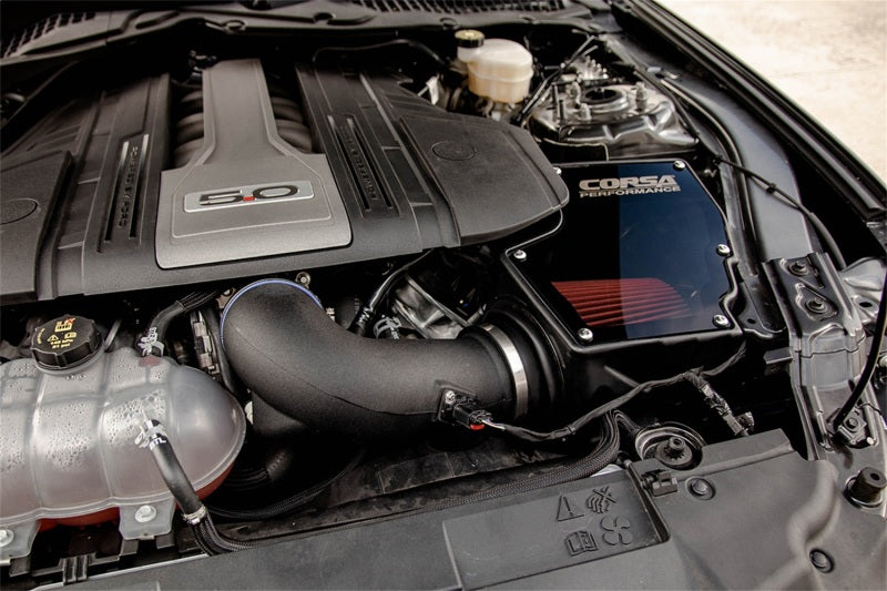 CORSA Performance 419850D Corsa 2018-2023 Ford Mustang GT 5.0L V8 Cold Air intake w/ DryTech Filter