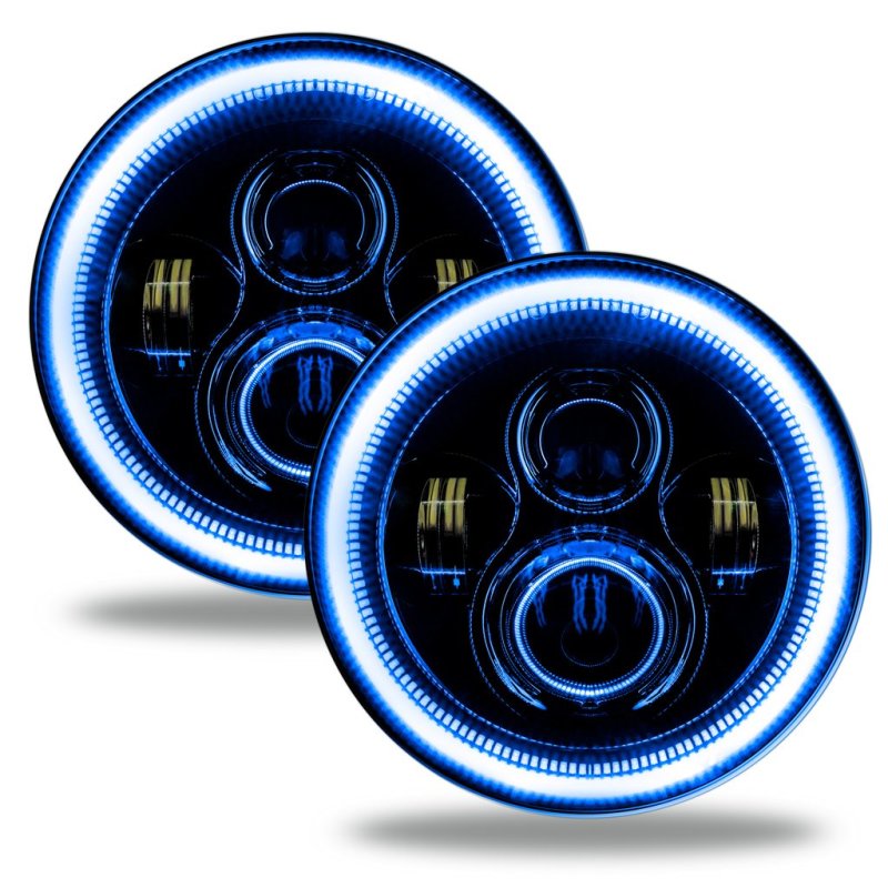 ORACLE Lighting 5769J-332 Oracle Jeep Wrangler JL/Gladiator JT 7in. High Powered LED Headlights (Pair) - Dynamic SEE WARRANTY