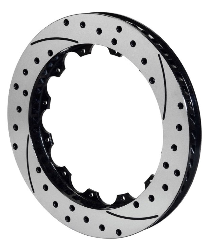 Wilwood 160-7799-BK Rotor-SRP48 SPC-37-LH-BLK-Drill 13.06 x 1.25 - 12 on 8.75in