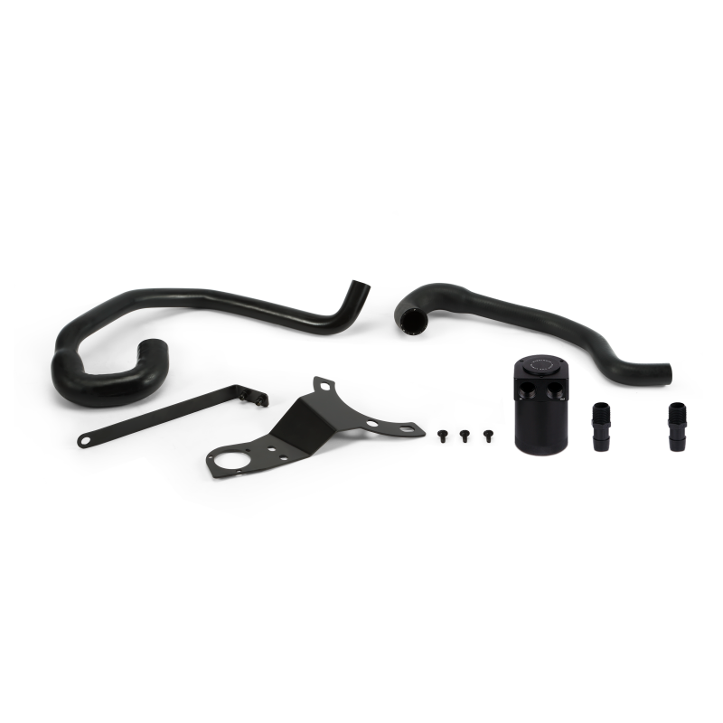 Mishimoto MMBCC-N20N26-12CBE2 11-17 BMW N20/N26 Baffled Oil Catch Can Kit - Black
