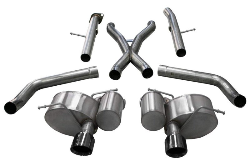 CORSA Performance 21058BLK Corsa 2012-21 Jeep Grand Cherokee SRT 2.75in Dual Rear Xtreme Cat-Back Exhaust - Black PVD TipFinish