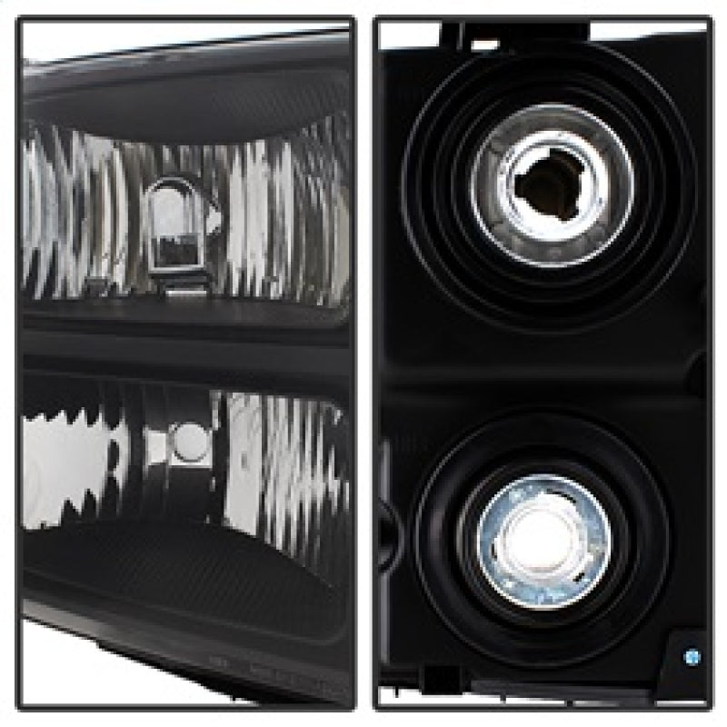 SPYDER 9034749 Xtune GMC Sierra 07-13 Crystal Headlights Black HD-JH-GSIE07-AM-BK
