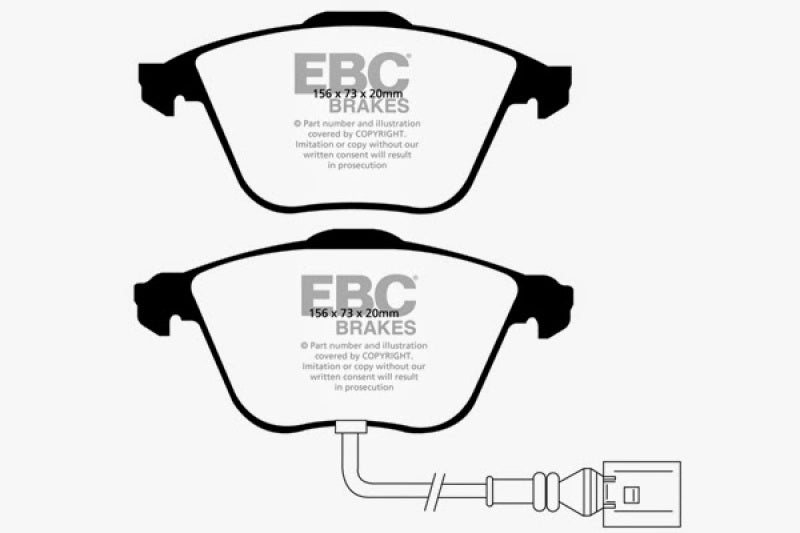 EBC DP41594R 08-11 Volkswagen CC 3.6 Yellowstuff Front Brake Pads