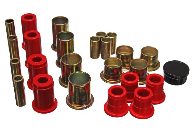 Energy Suspension 3.3162R 82-04 Ford Blazer/S10/S15 PickUp 2WD Red Front Control Arm Bushing Set