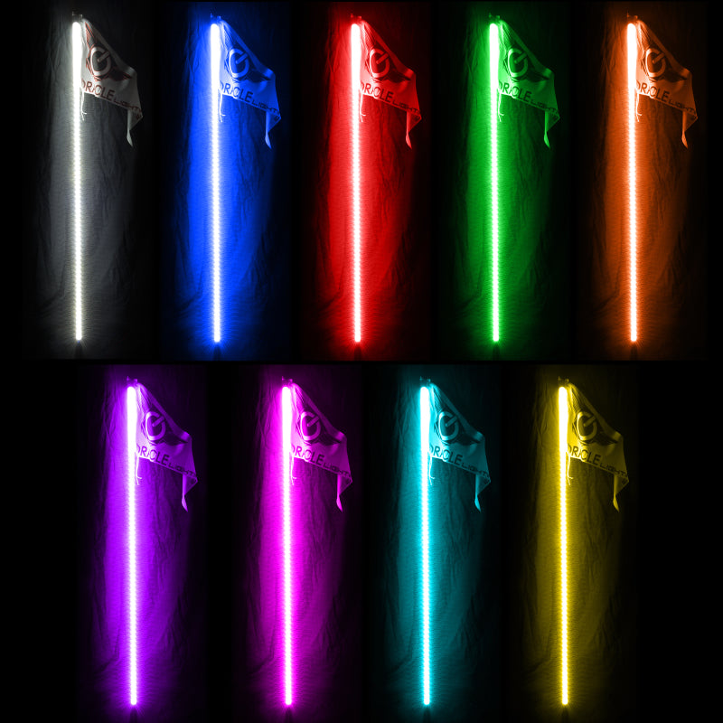 ORACLE Lighting 5782-333 Oracle Off-Road 6ft LED Whip - ColorSHIFT SEE WARRANTY