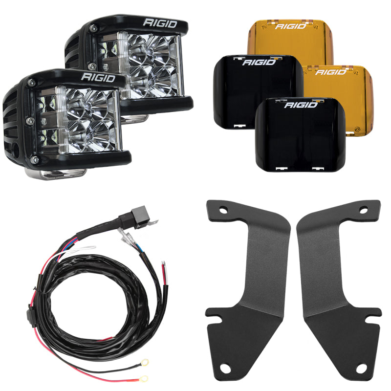 Rigid Industries 46705 14-20 Toyota Tundra A-Pillar Light Kit w/D-SS Flood