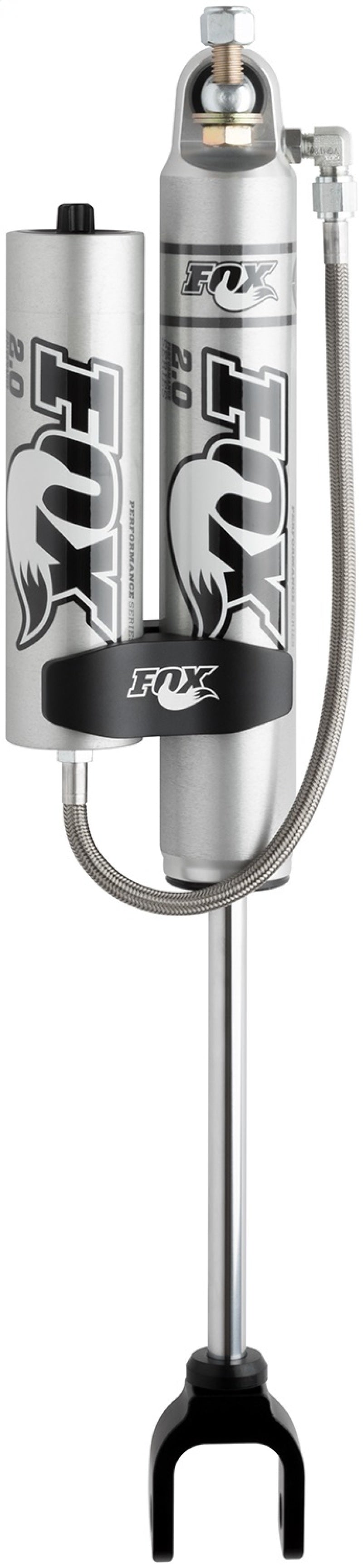 Fox 11+ Chevy HD 2.0 Performance Series 5.9in. Smooth Body Remote Res. Front Shock / 0-1in. Lift