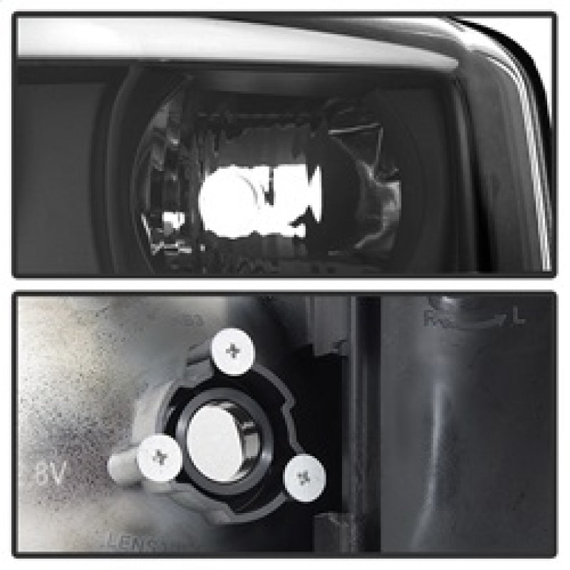 SPYDER 5084521 Spyder GMC Sierra 1500/2500/3500 99-06 V2 Projector Headlights - DRL - Black PRO-YD-CDE00V2-LB-BK