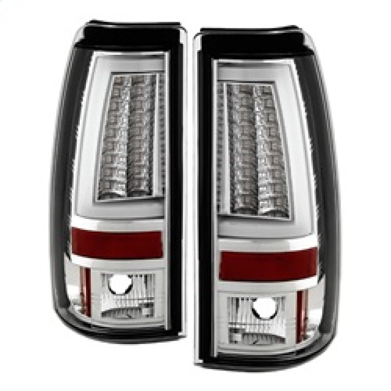 SPYDER 5081902 Spyder Chevy Silverado 1500/2500 03-06 Version 2 LED Tail Lights - Chrome ALT-YD-CS03V2-LED-C