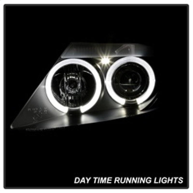 SPYDER 5029072 Spyder BMW Z4 03-08 Projector Headlights Halogen Model Only - LED Halo Black PRO-YD-BMWZ403-HL-BK